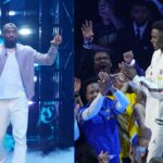 LeBron James and Anthony Edwards