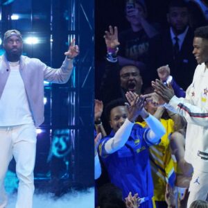 LeBron James and Anthony Edwards