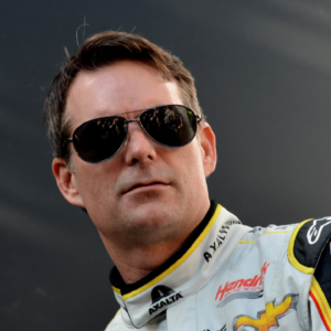 NASCAR Sprint Cup Series driver Jeff Gordon before the Ford EcoBoost 400 at Homestead-Miami Speedway.