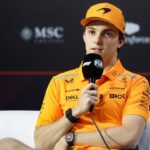 PIASTRI Oscar (aus), McLaren F1 Team MCL38, portrait press conference, PK, Pressekonferenz during the Formula 1 Grande Premio de Sao Paulo 2024, 21th round of the 2024 Formula One World Championship, WM, Weltmeisterschaft from November 1 to 3, 2024 on the Interlagos Circuit, in Sao Paulo, Brazil