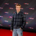 LONDON, UNITED KINGDOM: Liam Lawson arriving on the red carpet at the start of the F175 Live Formula 1 car launch at the O2 arena in London