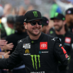 May 22, 2022; Fort Worth, Texas, USA; NASCAR Cup Series driver Kurt Busch (45) before the All-Star Race at Texas Motor Speedway. Mandatory Credit: Peter Casey-Imagn Images