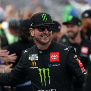 May 22, 2022; Fort Worth, Texas, USA; NASCAR Cup Series driver Kurt Busch (45) before the All-Star Race at Texas Motor Speedway. Mandatory Credit: Peter Casey-Imagn Images