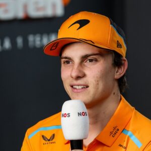 Oscar Piastri of the McLaren F1 Team MCL38 poses for a portrait during the Formula 1 Grand Prix of Brazil at Autodromo Jose Carlos Pace in Sao Paulo