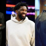 Kobe Bryant (L), Joel Embiid (C), Kevin Garnett in Uncut Gems (R)