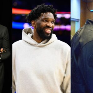 Kobe Bryant (L), Joel Embiid (C), Kevin Garnett in Uncut Gems (R)