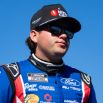Nov 10, 2024; Avondale, Arizona, USA; NASCAR Cup Series driver Noah Gragson (10) during the NASCAR Cup Series Championship race at Phoenix Raceway. Mandatory Credit: Mark J. Rebilas-Imagn Images