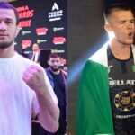 Usman Nurmagomedov (L), Paul Hughes (R)