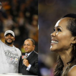 Jerome Bettis's (L) wife Trameka Boykin (R) and a teammate's casual words convinced him to unretire. Image Credits: USA TODAY Sports