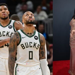 Giannis Antetokounmpo Teases Damian Lillard With GloRilla's Lyrics Mid-Interview