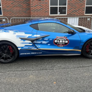 Pace car at the Bowman Gray Stadium for the Clash. Image Credits: RacingRick57's Twitter Account.