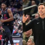 RJ Barrett(L) and Steve Nash(R)