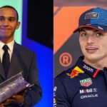 Lewis Hamilton(L), Max Verstappen(R)