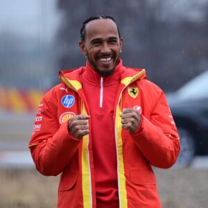 Lewis Hamilton s Ferrari Test Lewis Hamilton drives a Scuderia Ferrari car for the first time at Circuito di Fiorano in Fiorano Modenese, Italy