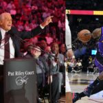 Pat Riley (Left) and LeBron James (Right)