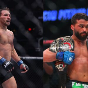 Michael Chandler (L), Patricio Pitbull (R)
