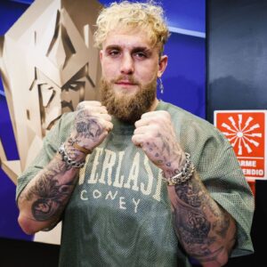 Mixed Zone Brazil V Colombia - Kings World Cup Nations 2025 Final Jake Paul is in the Mixed Zone during the Kings World Cup Nations 2025 Final match between Brazil and Colombia at Allianz Stadium in Milan, Italy, on January 12, 2025.
