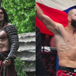 Conan The Barbarian (L), Jiri Prochazka (R)