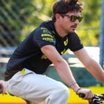 Charles Leclerc of Monaco and Ferrari gestikuliert, Gestik, Previews, F1 Grand Prix of Italy, Autodromo Nazionale Monza am 29. August 2024 in Monza, Italy.