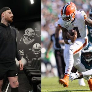 Maxx Crosby and Deshaun Watson