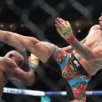 ALEX PEREIRA and KHALIL ROUNTREE JR. fight in the 5-round Light Heavyweight Title Bout at UFC 307 at the Delta Center in Salt Lake City. Salt Lake City USA - ZUMAs346 20241005_zsp_s346_068 Copyright: xAlejandroxSalazarx