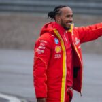 The seven time world champion LEWIS HAMILTON (Scuderia Ferrari HP) made his historic debut driving his Ferrari SF-23 during the Fiorano Test