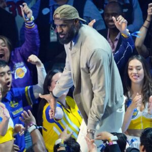 LeBron James NBA: All Star Game-Candaces Rising Stars at Shaqs OGs