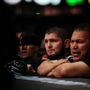 Khabib Nurmagomedov at Intuit Dome for UFC311 Makhachev vs Moicano on January 18, 2025 in Los Angeles, CA, United States. ( PxImages) Los Angeles, Ca United States