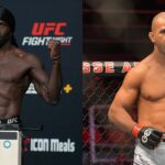 Jared Cannonier (L), Gregory Rodrigues (R)