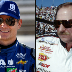 Jeff Gordon (L) and Dale Earnhardt Sr. (R). Image Credits: Imagn.