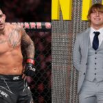 Dustin Poirier (L), Paddy Pimblett (R)