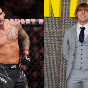 Dustin Poirier (L), Paddy Pimblett (R)