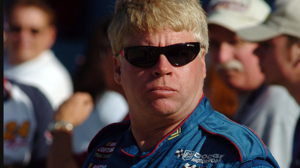 Nov 19, 2004; Homestead, FL, USA; Nascar Craftsman Truck Series driver (4) Bobby Hamilton prior to the Ford 200 at Homestead Miami Speedway. Mandatory Credit: Mark J. Rebilas-Imagn Images Copyright © 2004 Mark J. Rebilas