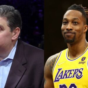 Brian Windhorst (L) and Dwight Howard (R)