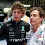 KIMI ANTONELLI Andrea (ita), Junior Driver of Mercedes AMG F1 Team, portrait, WOLFF Toto (aut), Team Principal & CEO of Mercedes AMG F1 Team, portrait during the Formula 1 Pirelli Italian Grand Prix 2024