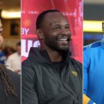 Channing Crowder, Fred Taylor and Ryan Clark