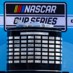 Feb 19, 2024; Daytona Beach, Florida, USA; Detailed view of the Harley J. Earl trophy during the NASCAR Cup Series Daytona 500 at Daytona International Speedway. Mandatory Credit: Mark J. Rebilas-Imagn Images