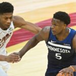 Anthony Edwards NBA: Minnesota Timberwolves at Cleveland Cavaliers