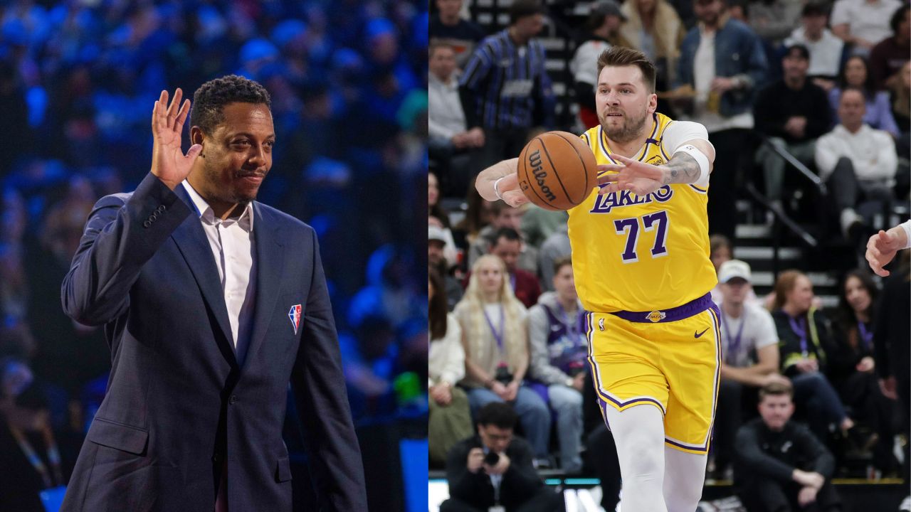 Paul Pierce (Left) and Luka Doncic (Right)