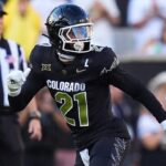 Aug 29, 2024; Boulder, Colorado, USA; Colorado Buffaloes safety Shilo Sanders (21) during the first half against the North Dakota State Bison at Folsom Field.