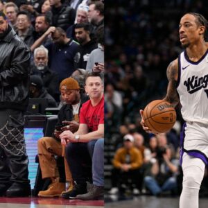 Drake(L) and DeMar DeRozan(R)