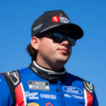 Nov 10, 2024; Avondale, Arizona, USA; NASCAR Cup Series driver Noah Gragson (10) during the NASCAR Cup Series Championship race at Phoenix Raceway. Mandatory Credit: Mark J. Rebilas-Imagn Images