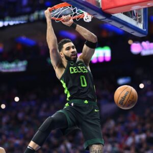 Jayson Tatum NBA: Boston Celtics at Philadelphia 76ers