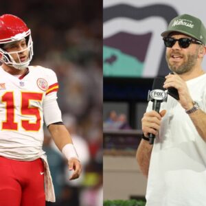Patrick Mahomes and Julian Edelman