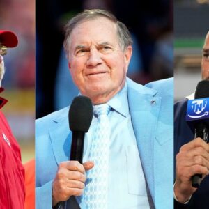 Andy Reid, Bill Belichick, and Andrew Whitworth