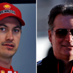 (L-R) NASCAR Cup Series driver Joey Logano with Hendrick Motorsports Vice Chairman Jeff Gordon.