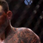 ISLAM MAKHACHEV (27-1-0) of Makhachkala, Russia defeats RENATO MOICANO (20-6-1) of Brasilia, Federal District, Brazil by submission at 4:05 of round 1 during UFC 311 at the Intuit Dome, Inglewood, California Inglewood USA