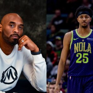 Kobe Bryant and Trey Murphy III