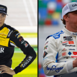 Carson Hocevar (L) and Brad Keselowski (R)