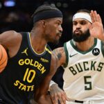 Jimmy Butler NBA: Golden State Warriors at Milwaukee Bucks